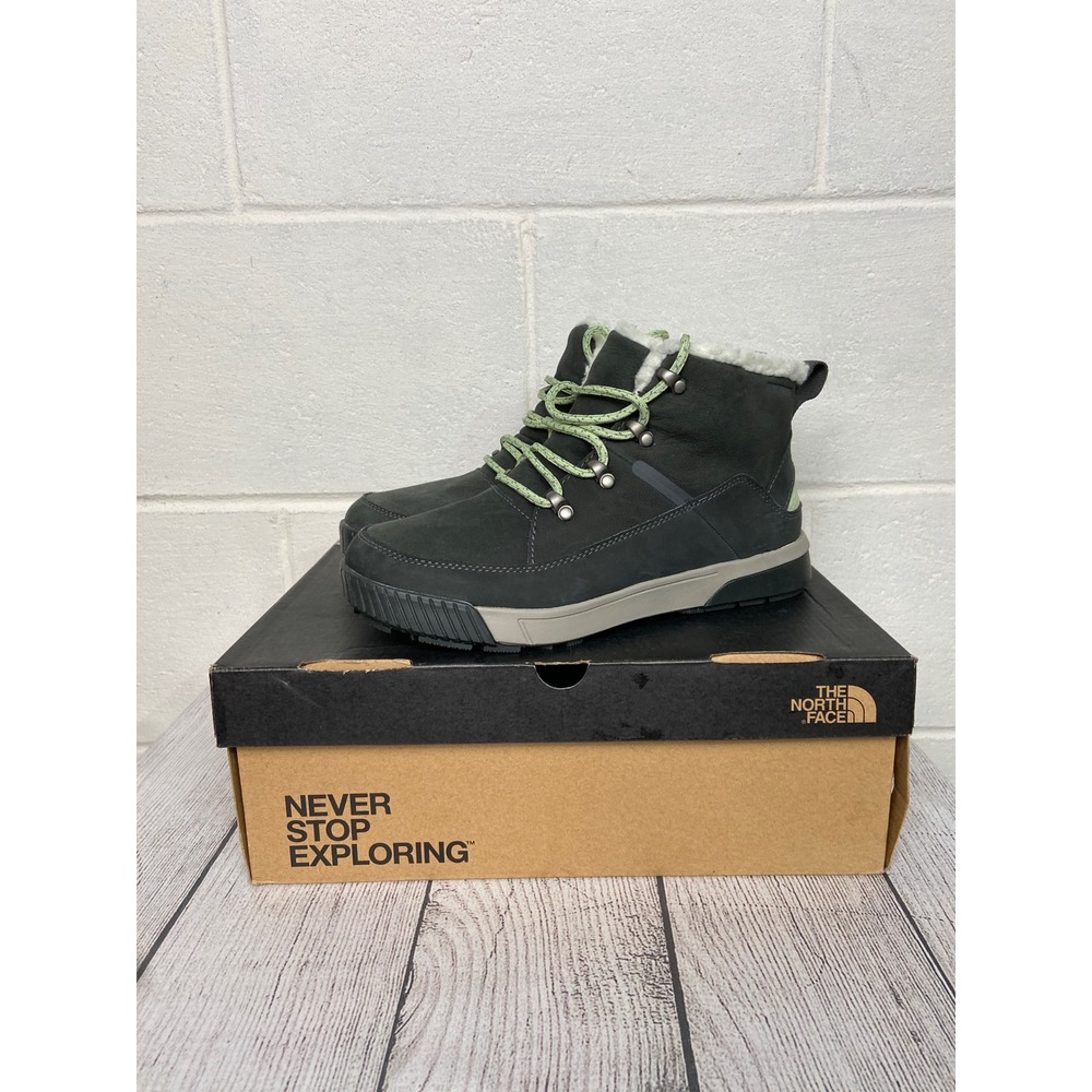 The North Face‎ Sierra Mid Lace WP Boots Waterproof Winter Asphalt Grey 8.5